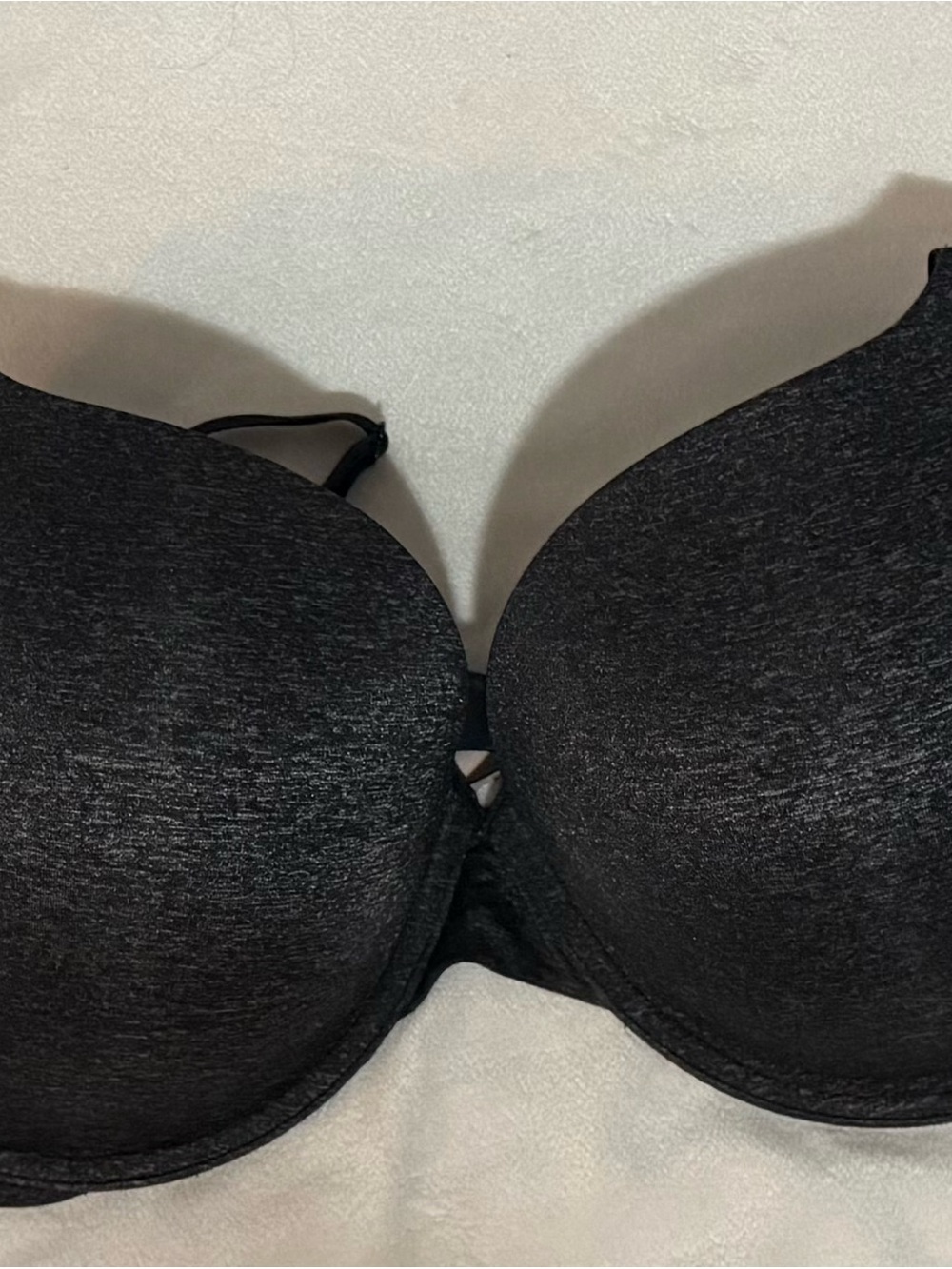 Victoria's Secret Heathered Black Push-Up Bra